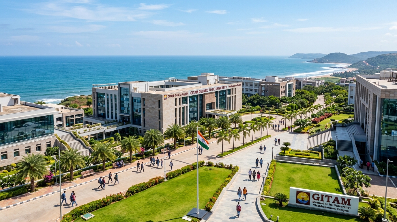 GITAM Deemed to be University Visakhapatnam Rushikonda Oceanfront Campus