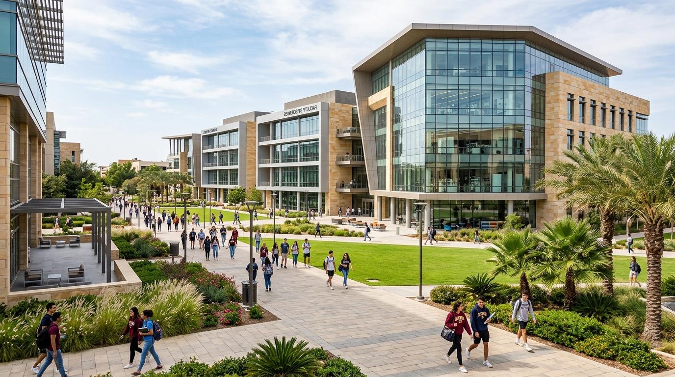 Mohan Babu University Campus Tirupati Academic Buildings and Courtyards