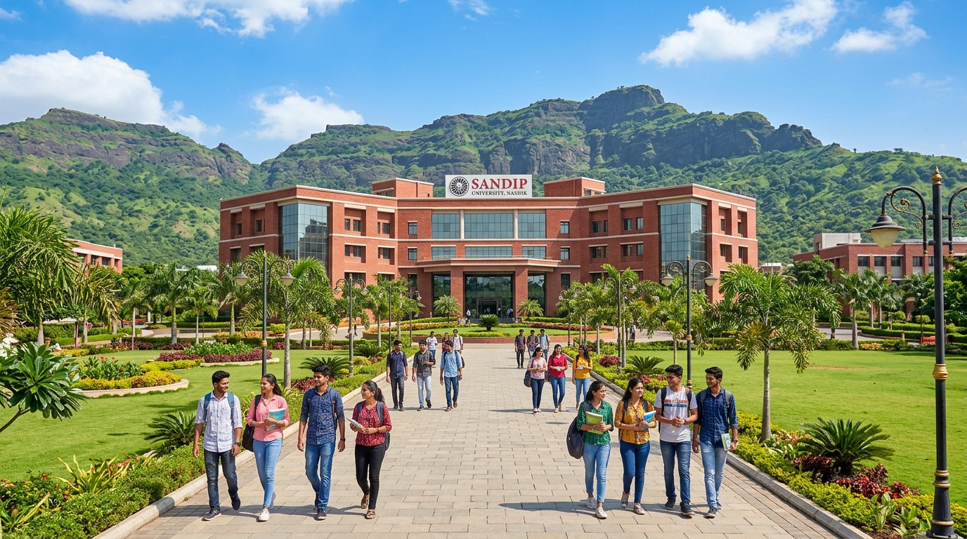 Sandip University Nashik Landmark Campus Building in Trimbak Foothills