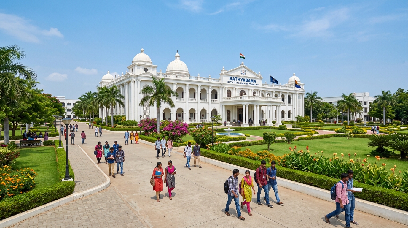 Sathyabama Institute of Science and Technology Iconic Main Administrative Campus Chennai